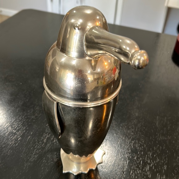 Restoration Hardware Other - Restoration Hardware Stainless Steel Penguin Cocktail Shaker
